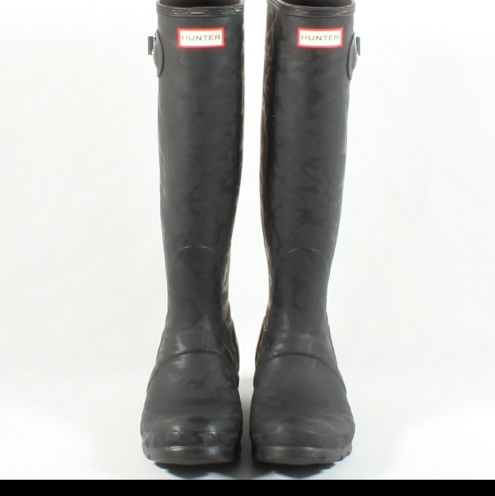 Limited Edition Water Textured Hunter Boots sz 10